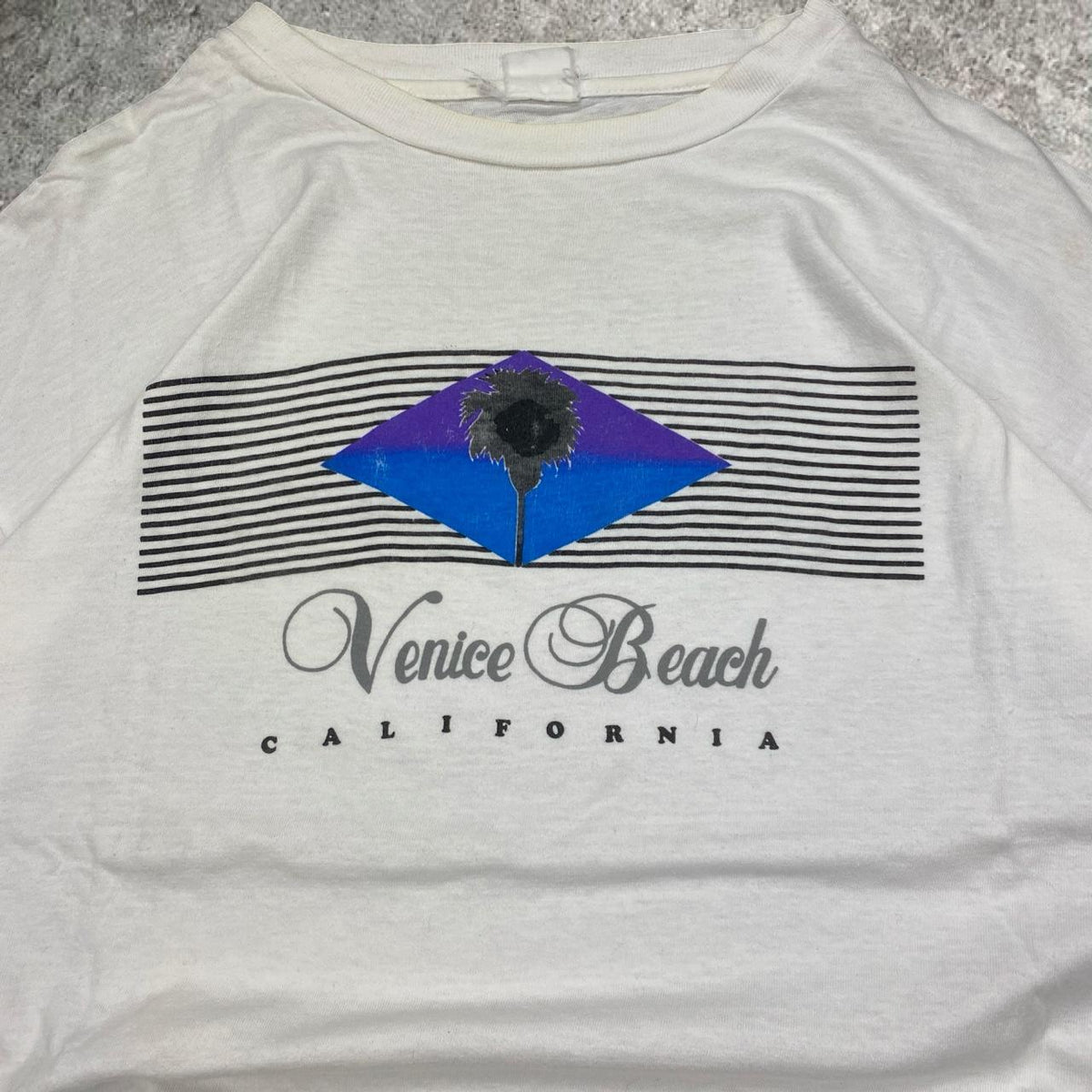 Vintage 90s Venice Beach California boxy tee, fits L mens best