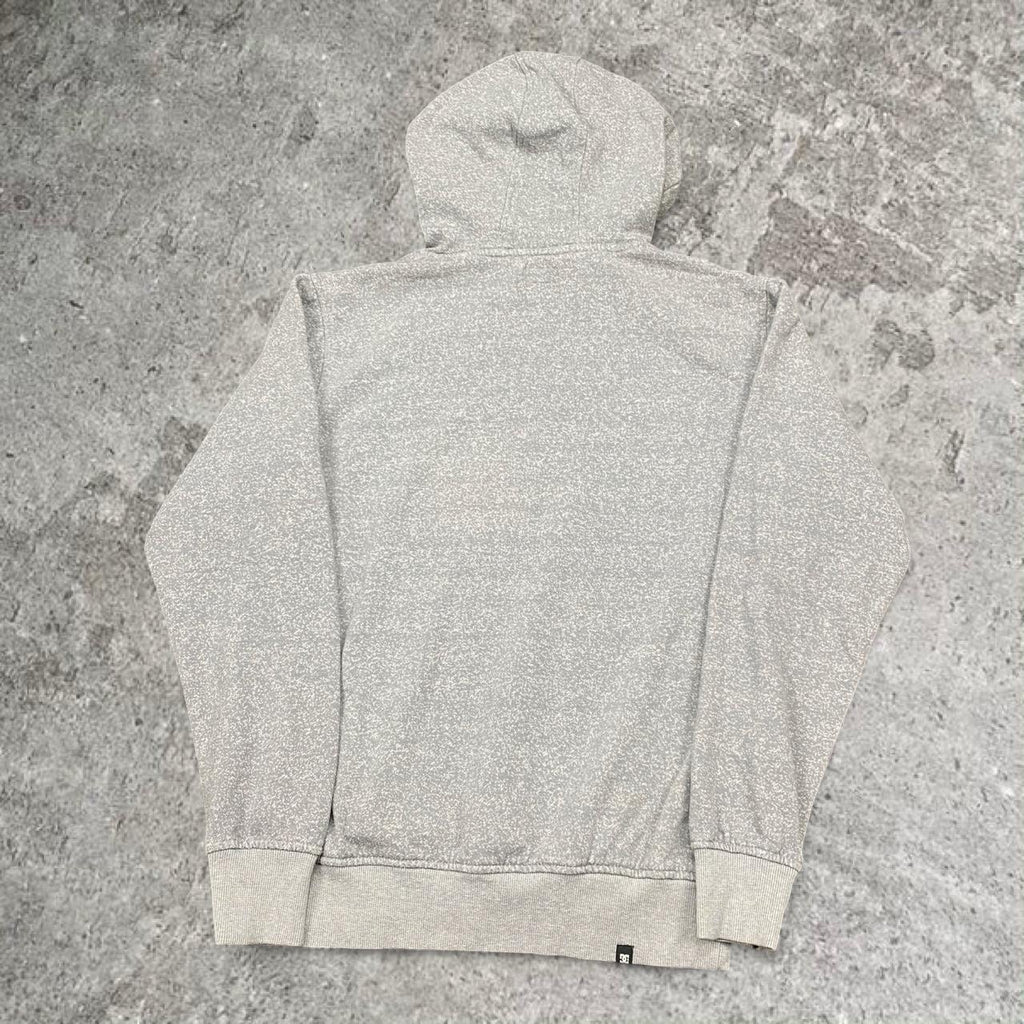 Sick 2000s DC embroidered grey hoodie, fits S mens best