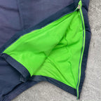 Sick baggy 2000s Canterbury lined blue and green track pants, fits 34-38W best