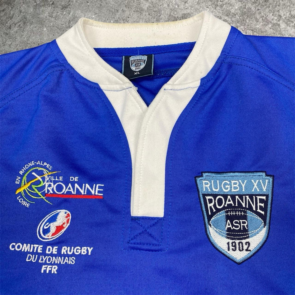 Sick vintage Roanne French Rugby XV jersey, fits L mens best