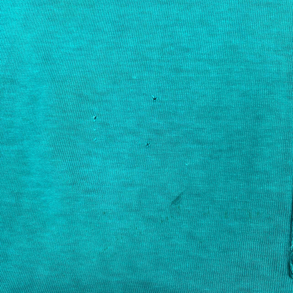 90s distressed Fire Fox green pocket tee, fits M mens best