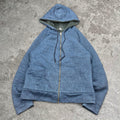 Cute 2000s Sherpa lined glassons zip up hoodie, fits S/M womens best