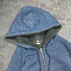 Cute 2000s Sherpa lined glassons zip up hoodie, fits S/M womens best