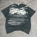 Sick vintage Alcatraz San Fran AOP style tee, fits L mens best
