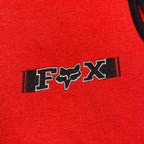 Sick vintage Fox racing embroidered hooded vest, fits L mens best