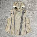 Sick vintage Glassons sherpa lined hooded detailed vest, fits M womens best