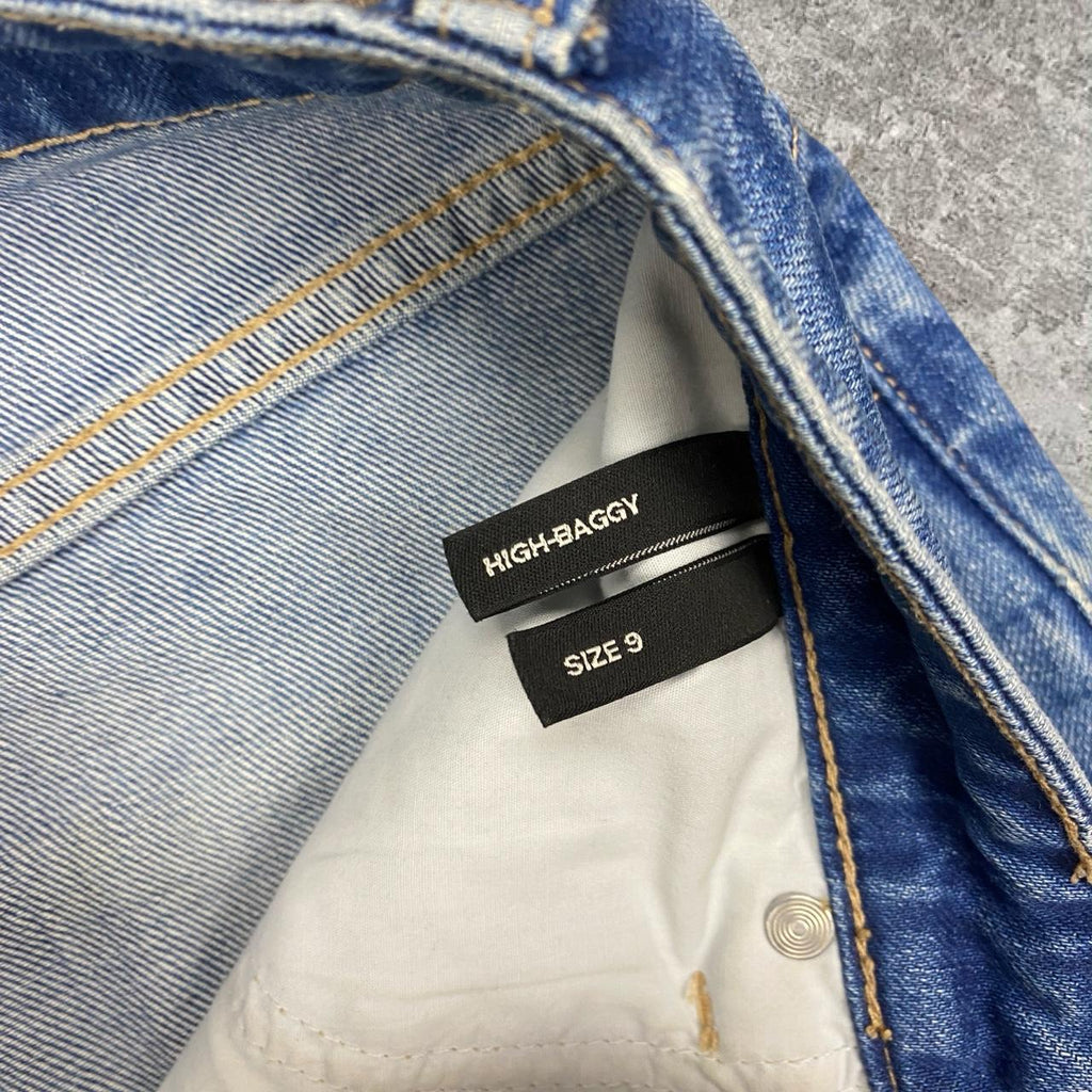 Sick Lee wide leg baggy jeans, measures 28W x 28.5L