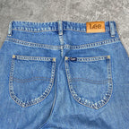 Sick Lee wide leg baggy jeans, measures 28W x 28.5L