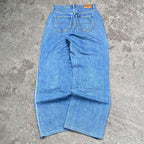 Sick Lee wide leg baggy jeans, measures 28W x 28.5L
