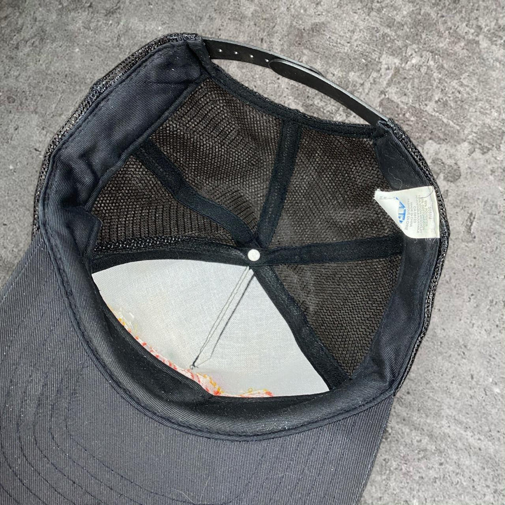 Sick vintage trucker embroidered Power zip Lubricants cap, OSFA