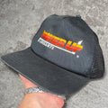 Sick vintage trucker embroidered Power zip Lubricants cap, OSFA